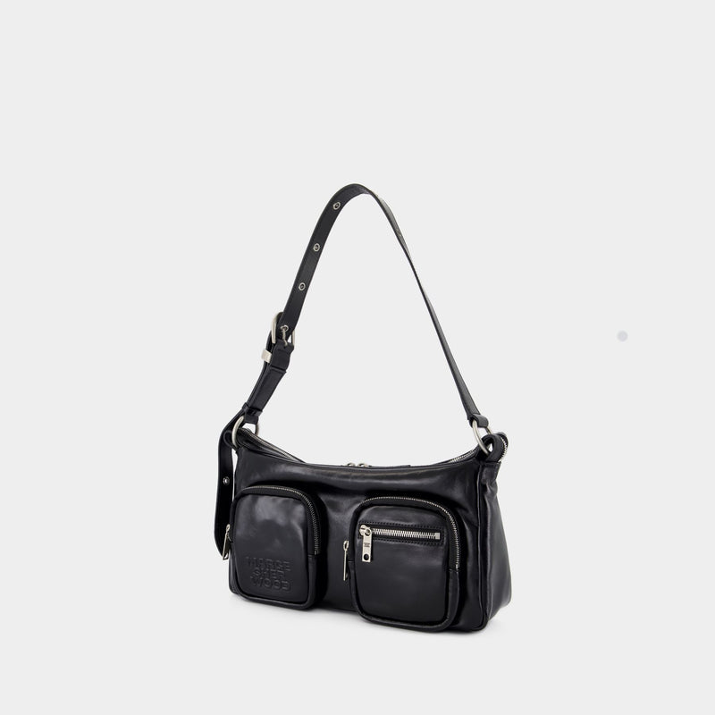 Sac Porté Épaule Outpocket - Margesherwood - Cuir - Noir