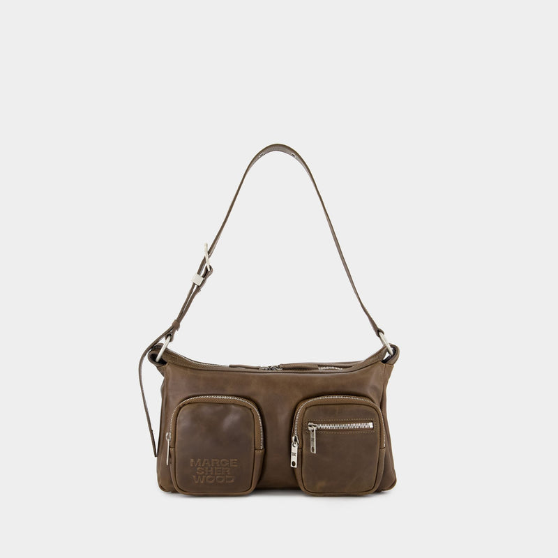 Sac Porté Épaule Outpocket - Margesherwood - Cuir - Marron