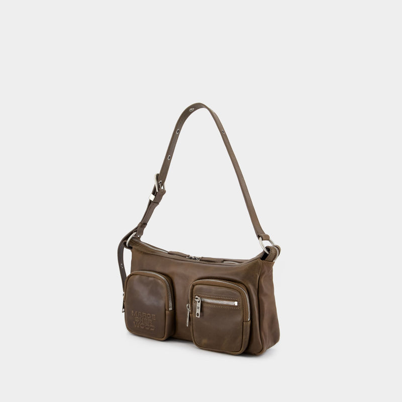 Sac Porté Épaule Outpocket - Margesherwood - Cuir - Marron