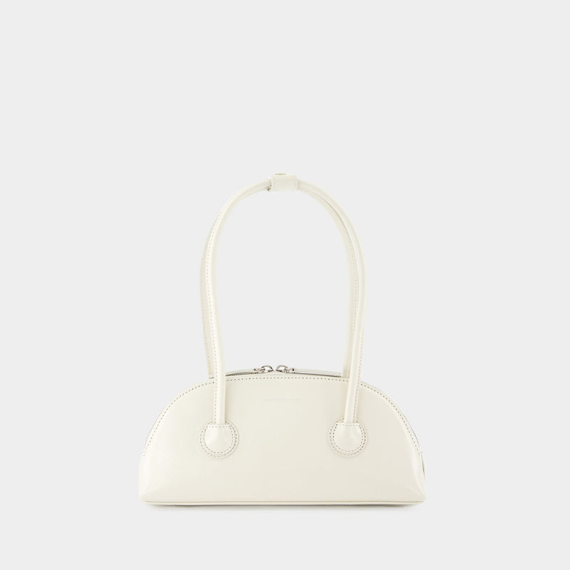 Sac Porté Épaule Bessette - Margesherwood - Cuir - Crème