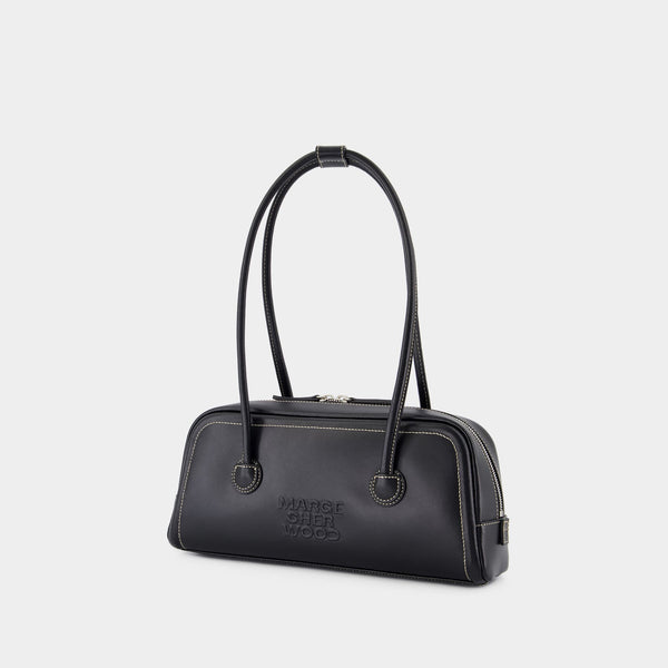 Sac Porté Épaule Soft Boston Ew - Margesherwood - Cuir - Noir