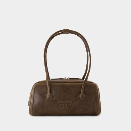 Sac Porté Épaule Soft Boston Ew - Margesherwood - Cuir - Marron
