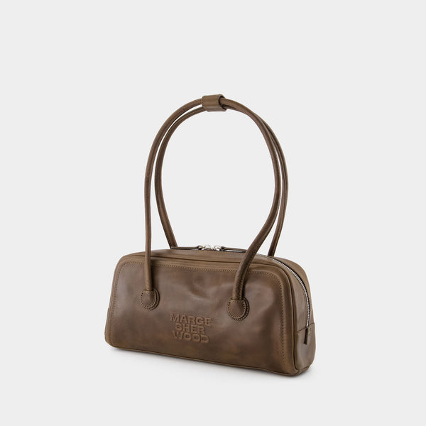 Sac Porté Épaule Soft Boston Ew - Margesherwood - Cuir - Marron
