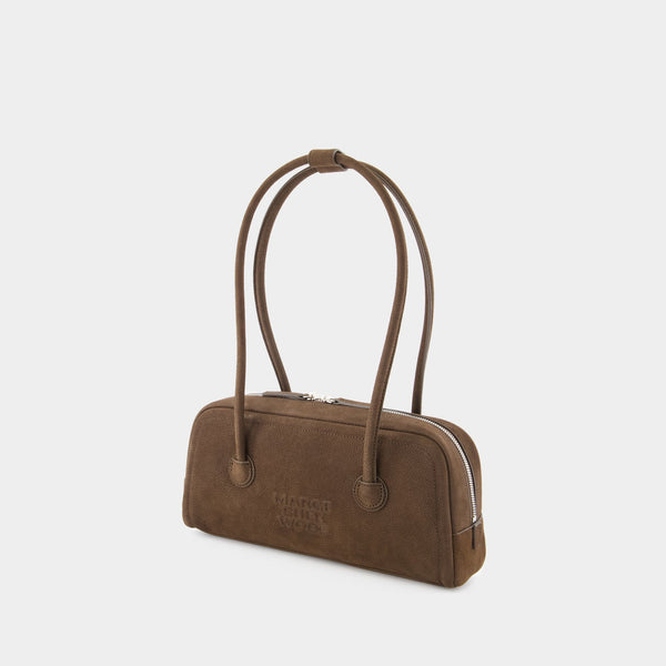 Sac Porté Épaule Soft Boston Ew - Margesherwood - Cuir - Noir