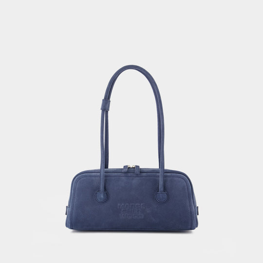 Sac Porté Épaule Soft Boston Ew - Margesherwood - Cuir - Bleu