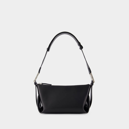 Sac Porté Épaule Bean Twee - Osoi - Cuir - Noir