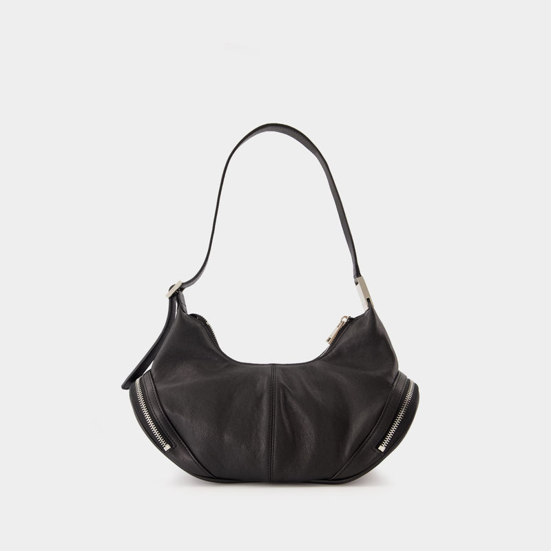 Sac Porté Épaule Cargo - Osoi - Cuir - Noir