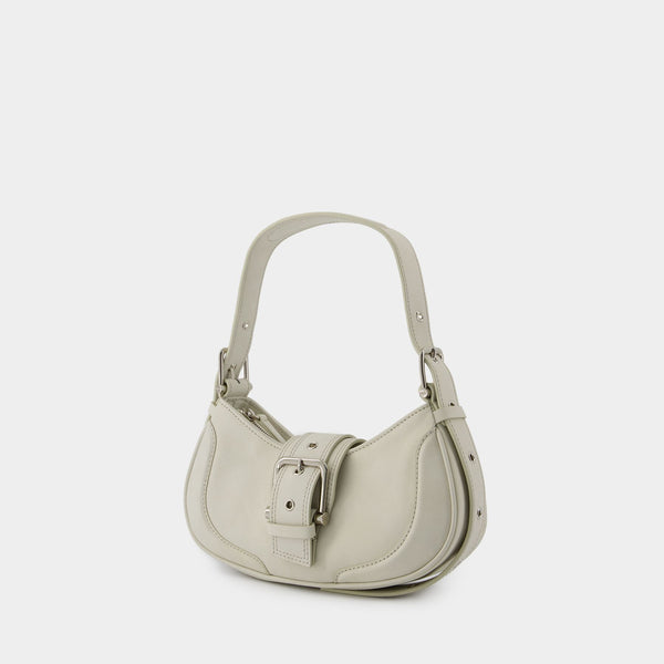 Sac Porté Épaule Hobo Brocle - Osoi - Cuir - Crème