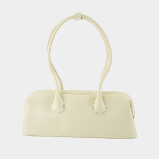 Sac Porté Épaule Boat Wide - Osoi - Cuir - Blanc