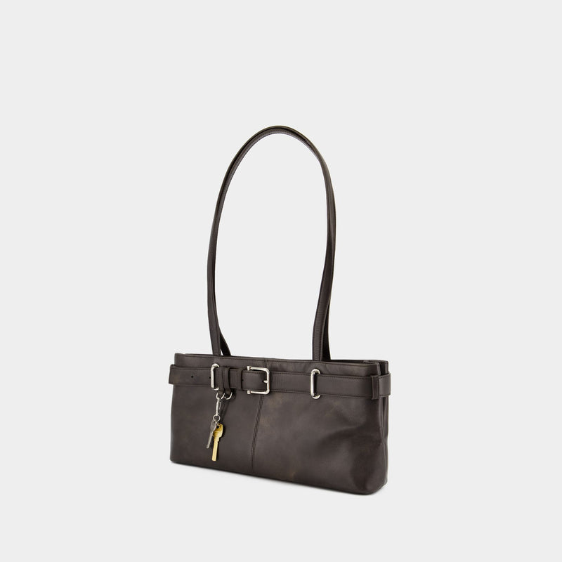 Sac Porté Épaule Shoulder Brocle - Osoi - Cuir - Marron