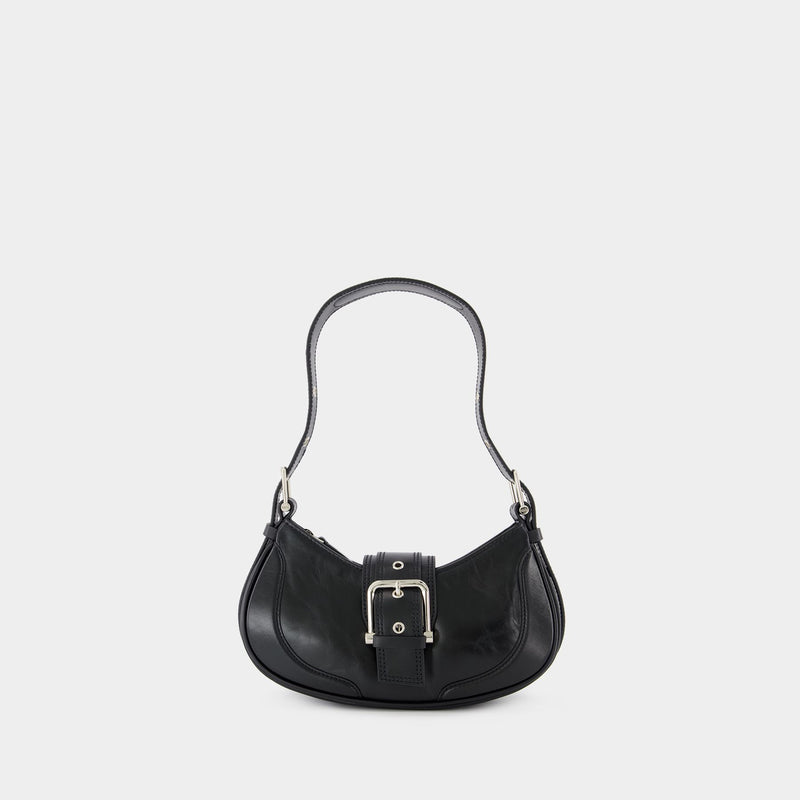 Sac Porté Épaule Hobo Brocle - Osoi - Cuir - Noir