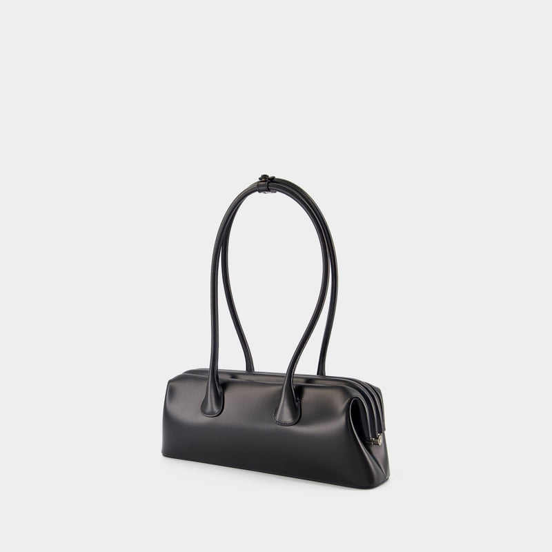 Sac Porté Épaule Boat Wide Mini - Osoi - Cuir - Noir