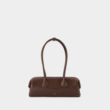 Sac Porté Épaule Boat Wide Mini - Osoi - Cuir - Marron