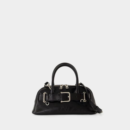 Sac Porté Épaule Zip Brocle Mini - Osoi - Cuir - Noir