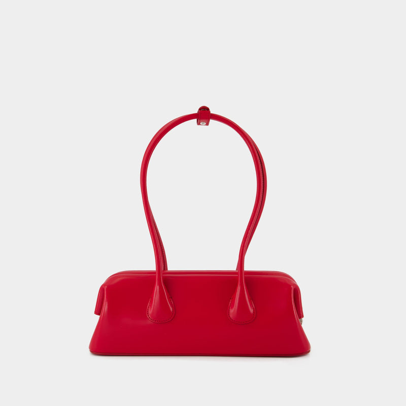 Sac Porté Épaule Boat Wide Mini - Osoi - Cuir - Rouge