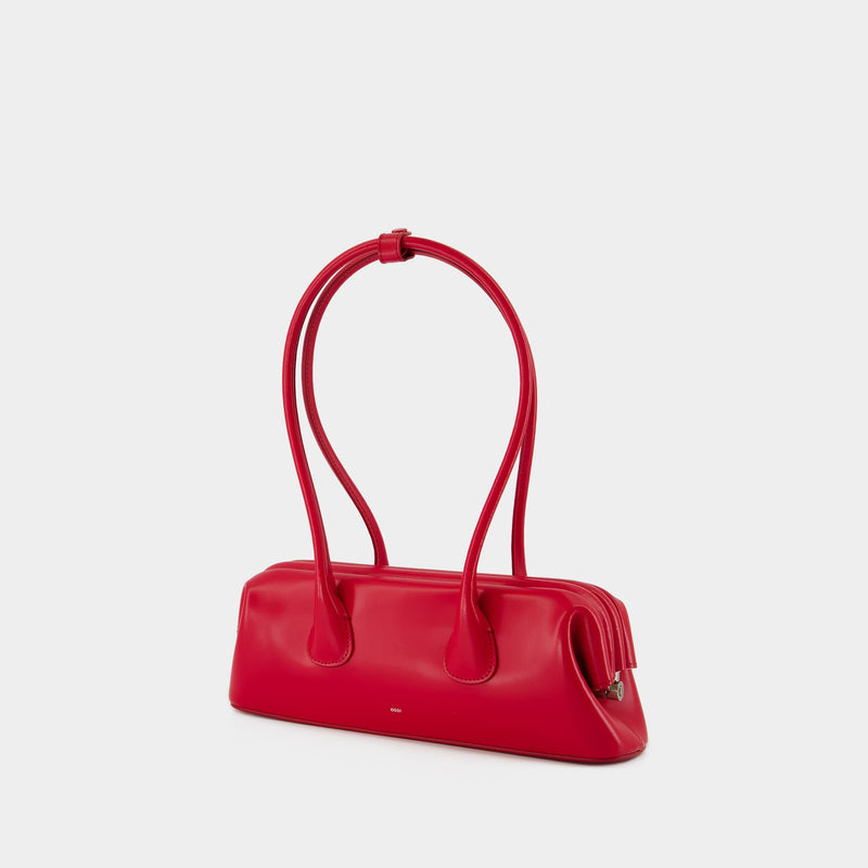 Sac Porté Épaule Boat Wide Mini - Osoi - Cuir - Rouge