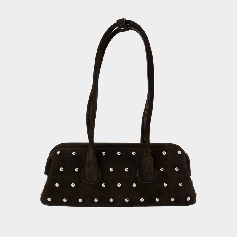 Sac Porté Épaule Boat Wide Mini - Osoi - Cuir - Marron