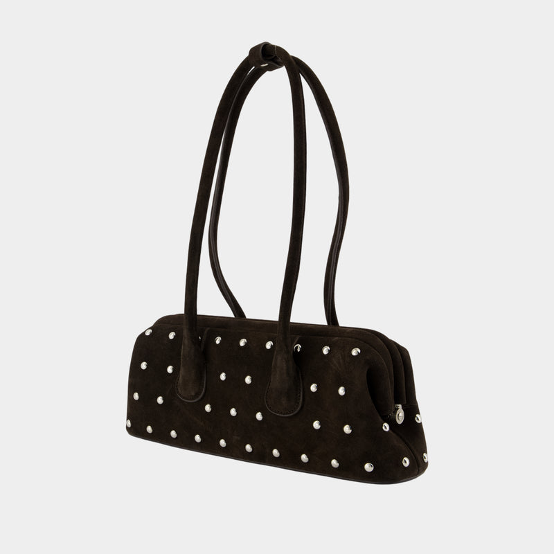 Sac Porté Épaule Boat Wide Mini - Osoi - Cuir - Marron