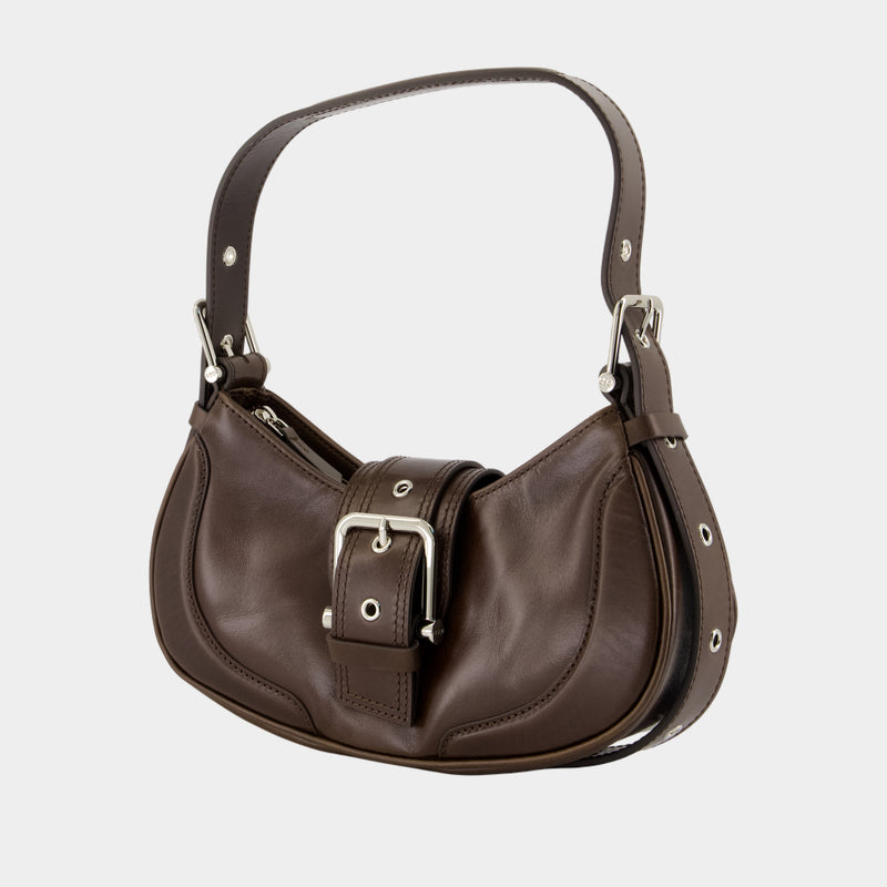 Sac Porté Épaule Hobo Brocle - Osoi - Cuir - Marron