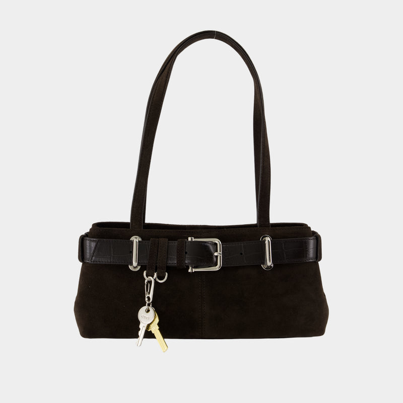 Sac Shoulder Brocle Mini - Osoi - Cuir - Marron