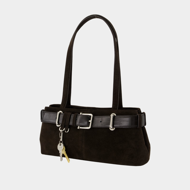 Sac Shoulder Brocle Mini - Osoi - Cuir - Marron