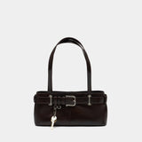 Sac Shoulder Brocle Mini - Osoi - Cuir - Marron