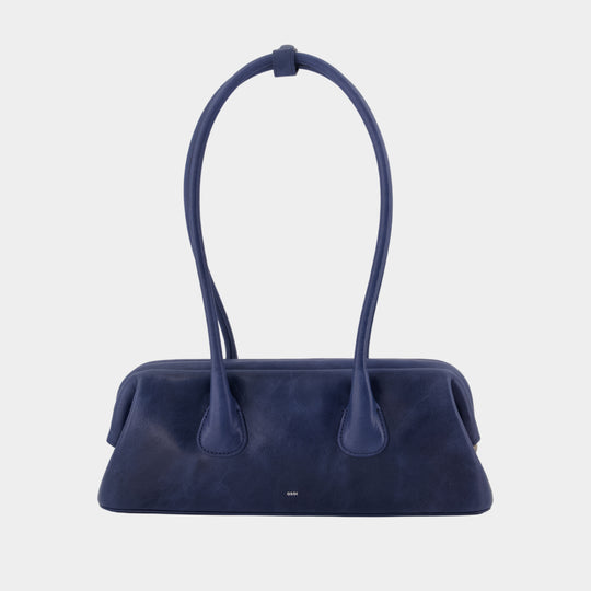 Sac Porté Épaule Boat Wide Mini - Osoi - Cuir - Bleu