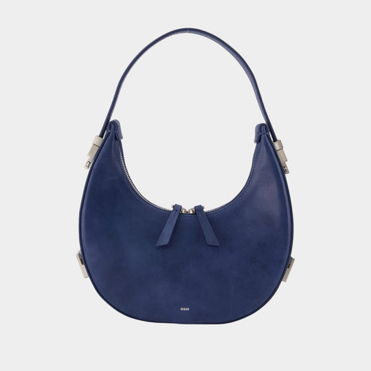 Sac À Main Toni Mini - Osoi - Cuir - Bleu