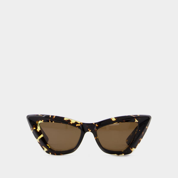 Lunettes De Soleil Bv1101s - Bottega Veneta - Acétate - Havana
