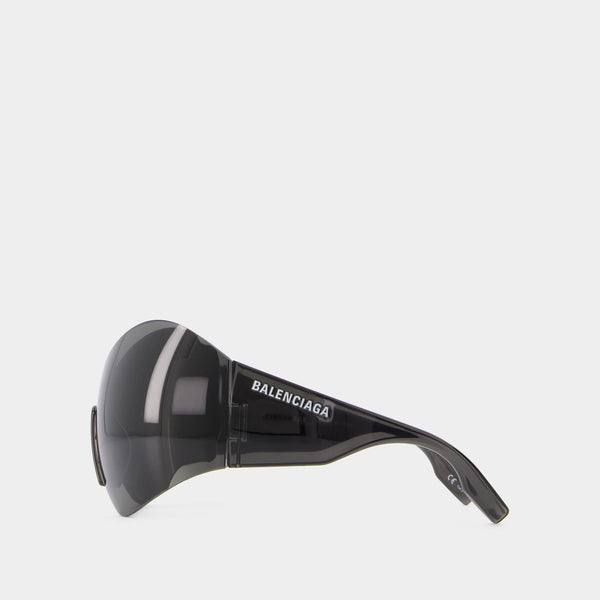Lunettes De Soleil Bb0180s - Balenciaga - Nylon - Gris
