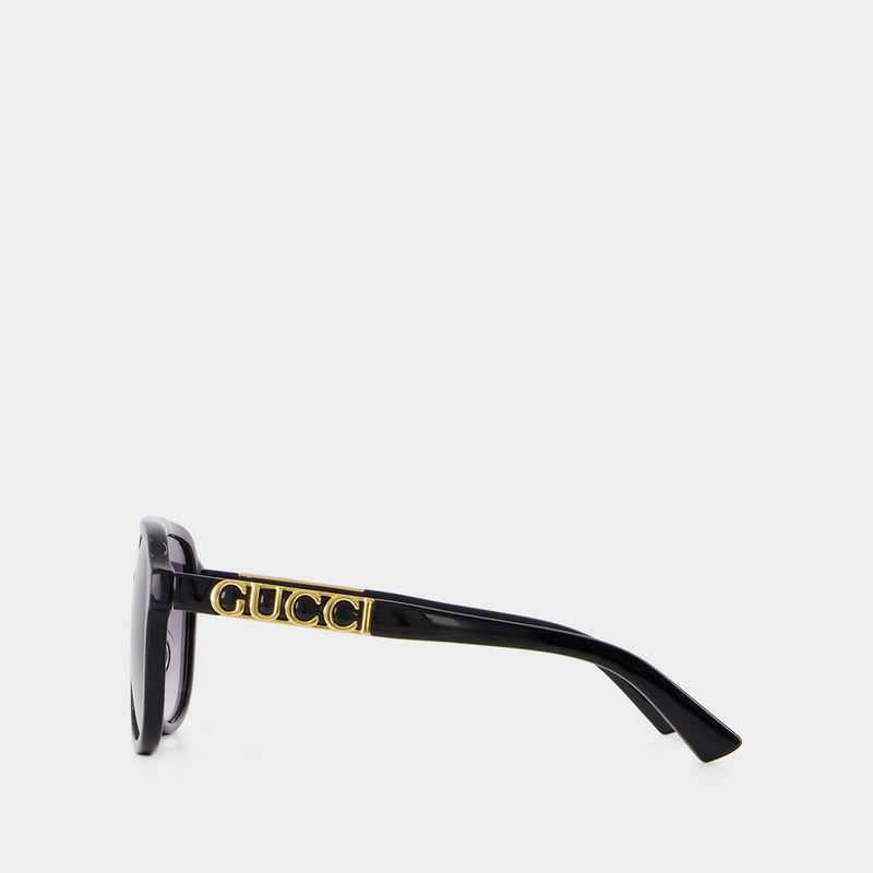 Lunettes De Soleil Gg1188s - Gucci - Acétate - Noir