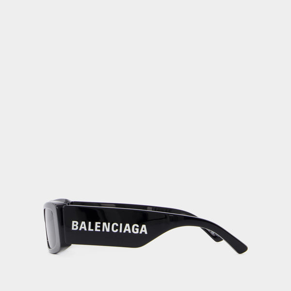 Lunettes De Soleil Bb0260s - Balenciaga - Acétate - Noir