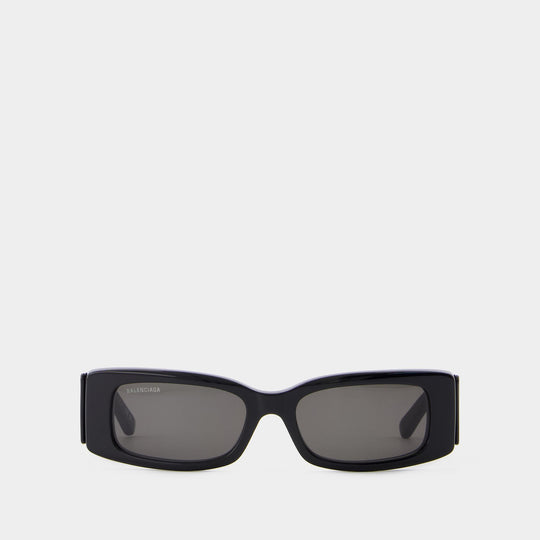 Lunettes De Soleil Bb0260s - Balenciaga - Acétate - Noir