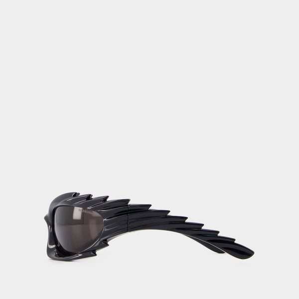 Lunettes De Soleil Bb0255s - Balenciaga - Acétate - Noir