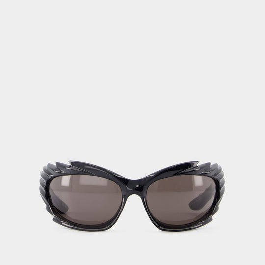 Lunettes De Soleil Bb0255s - Balenciaga - Acétate - Noir