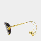 Lunettes De Soleil Bv1273s - Bottega Veneta - Acétate - Marron