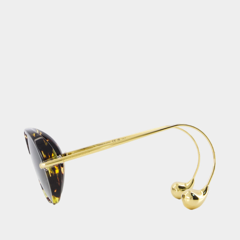 Lunettes De Soleil Bv1273s - Bottega Veneta - Acétate - Marron