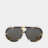 Lunettes De Soleil Bv1273s - Bottega Veneta - Acétate - Marron