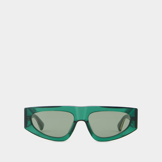 Lunettes De Soleil Bv1277s - Bottega Veneta - Acétate - Vert