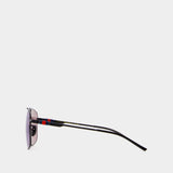 Lunettes De Soleil Gg1676s - Gucci - Métal - Noir