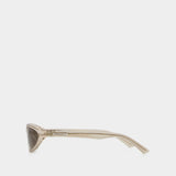 Lunettes De Soleil Bb0402s - Balenciaga - Acétate - Beige