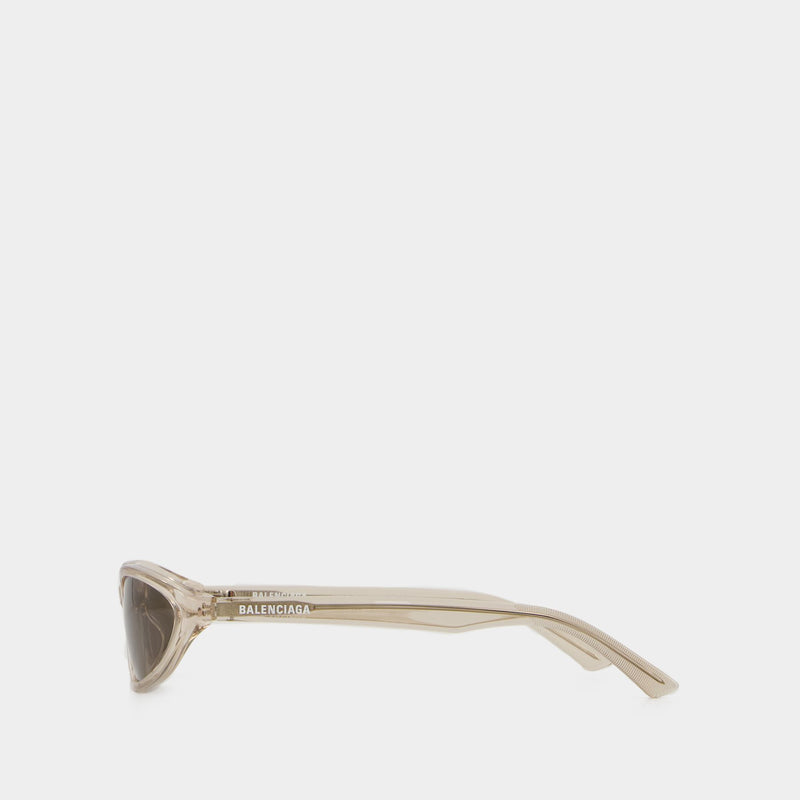 Lunettes De Soleil Bb0402s - Balenciaga - Acétate - Beige