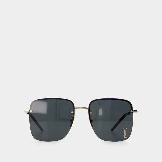 Lunettes De Soleil Sl 312 M - Saint Laurent - Métal - Noir