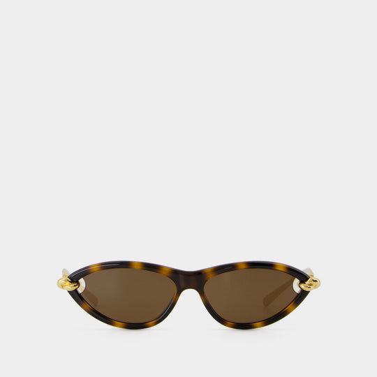 Lunettes De Soleil Bv1390s - Bottega Veneta - Acétate - Marron