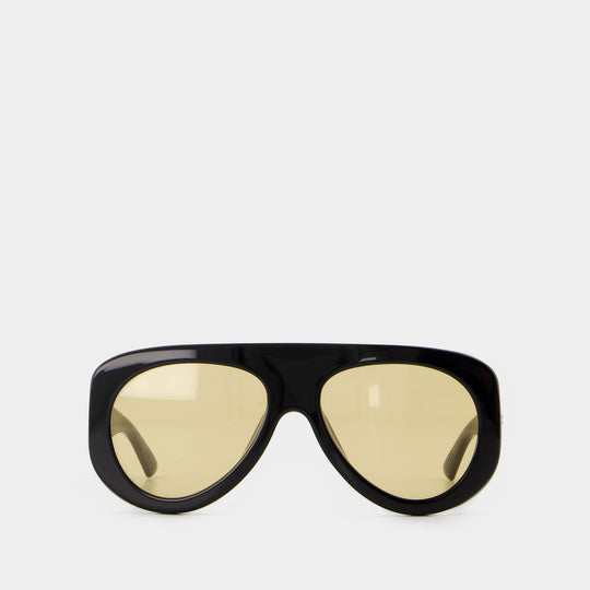 Lunettes De Soleil Bv1362s - Bottega Veneta - Acétate - Noir