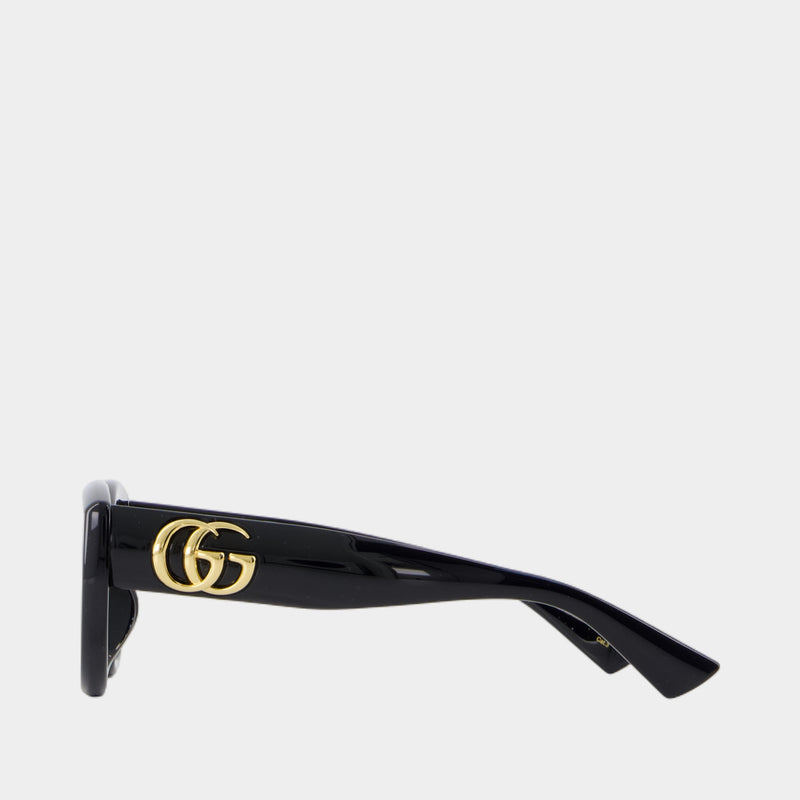 Lunettes De Soleil Gg1976sk - Gucci - Métal - Noir