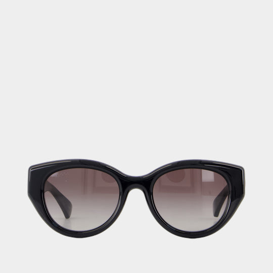 Lunettes De Soleil Gg1976sk - Gucci - Métal - Noir