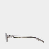 Lunettes De Soleil Gg1935s - Gucci - Métal - Argenté