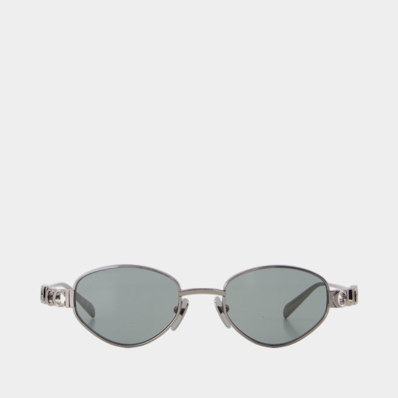 Lunettes De Soleil Gg1935s - Gucci - Métal - Argenté