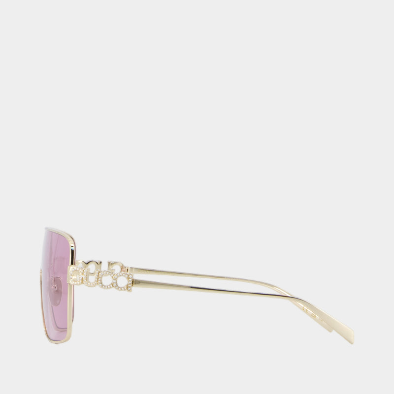 Lunettes De Soleil Sl 819 - Saint Laurent - Acétate - Doré